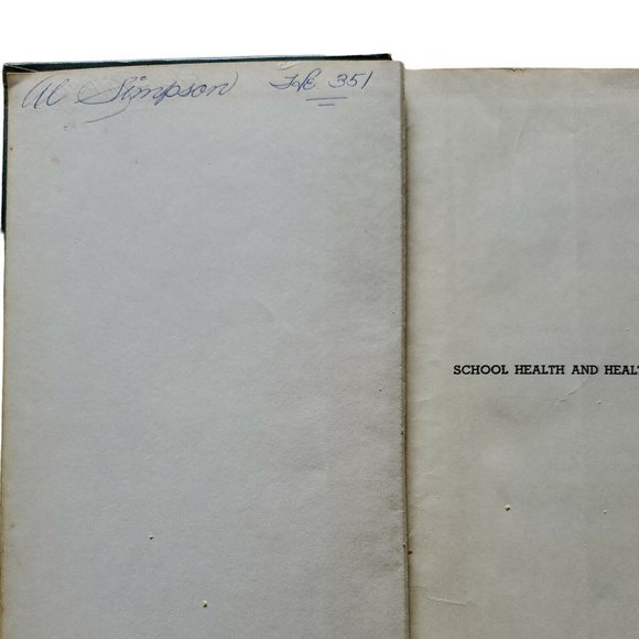 School Health and Health Education, by C.E. Turner, 2nd Edition 1952 Mosby - Picture 4 of 7